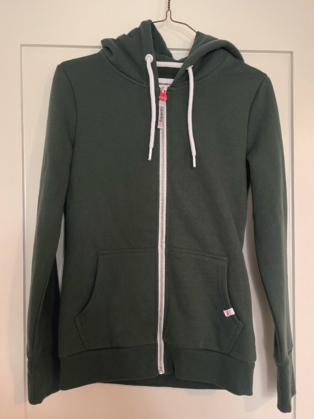 XS Superdry Green Zip Hoodie
